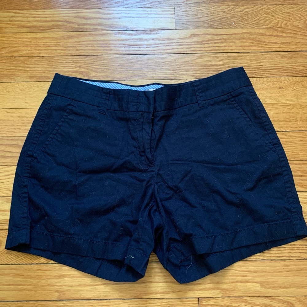 Navy blue chino shorts